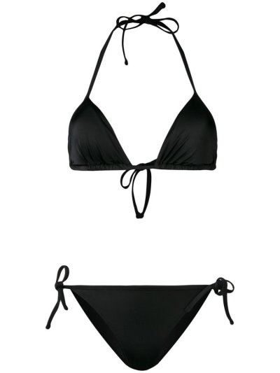 Bikini Ea7 Emporio Armani Logo Print γυναικεια μαυρα | GR63924