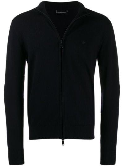 Cardigan Armani Emporio Eagle Logo ανδρικα μπλε | GR00438