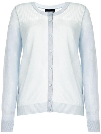 Cardigan Armani Emporio Glitter Knit γυναικεια μπλε | GR59650