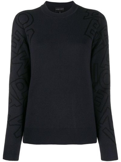Jumpers Armani Emporio Knitted γυναικεια μπλε | GR90824