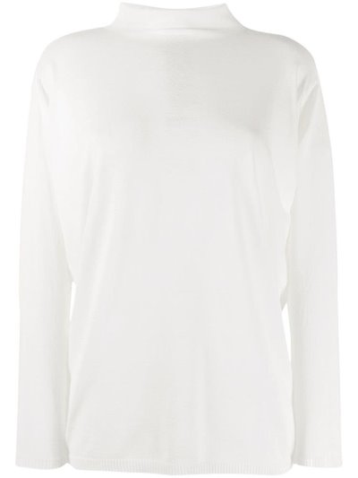 Jumpers Giorgio Armani Funnel Neck Long Sleeve γυναικεια ασπρα | GR51959