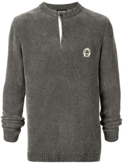 Jumpers Giorgio Armani Henley ανδρικα γκρι | GR11158