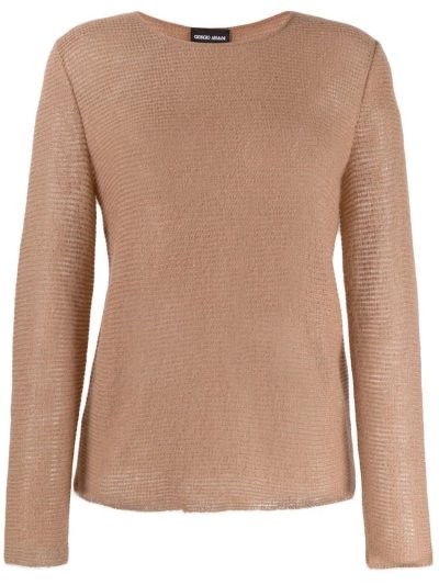 Jumpers Giorgio Armani Long Sleeve γυναικεια Μπεζ | GR55881