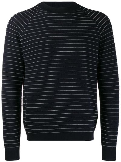 Jumpers Giorgio Armani Striped ανδρικα μπλε | GR06455