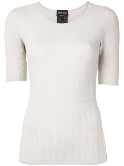 Jumpers Giorgio Armani U Neck γυναικεια γκρι | GR01232