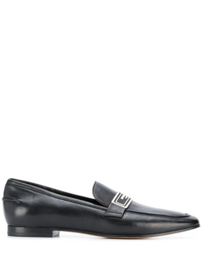 Loafers Armani Emporio Logo Plaque γυναικεια μαυρα | GR65397