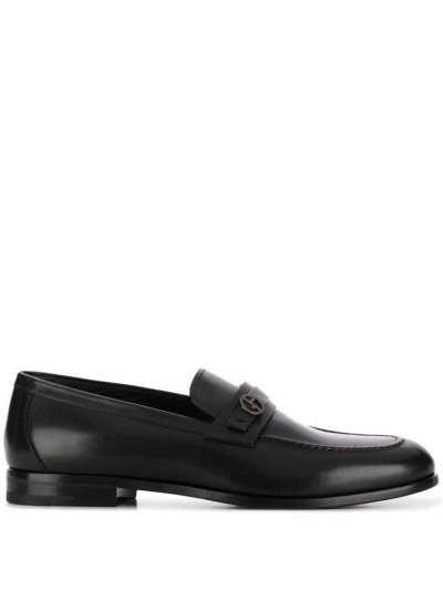 Loafers Giorgio Armani κλασικα ανδρικα μαυρα | GR71077