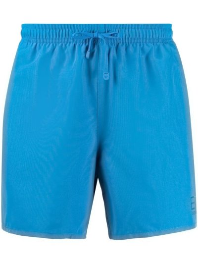 Swim Shorts Ea7 Emporio Armani Metallic Logo Print ανδρικα μπλε | GR15630