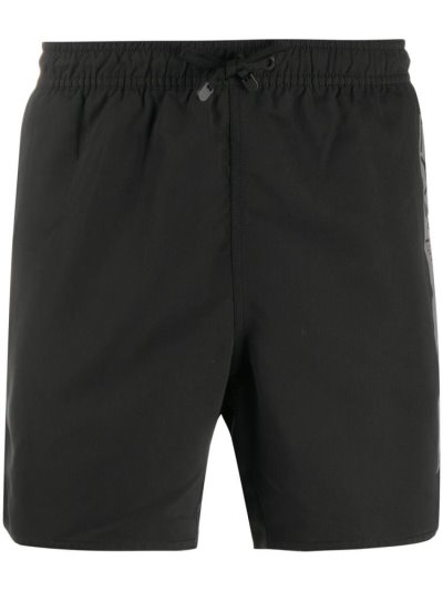 Swim Shorts Ea7 Emporio Armani Side Logo Print Drawstring ανδρικα μαυρα | GR78933