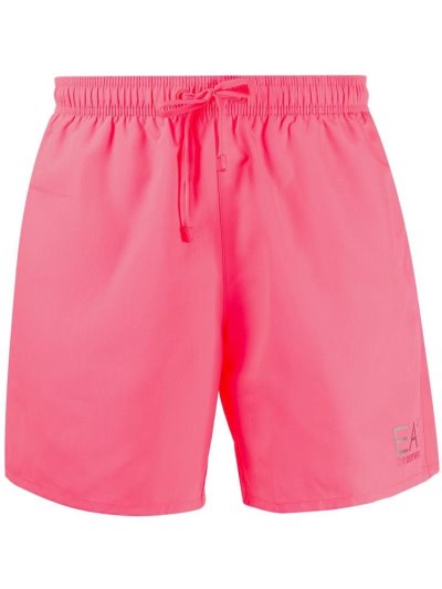 Swim Shorts Ea7 Emporio Armani Straight Leg ανδρικα ροζ | GR45093
