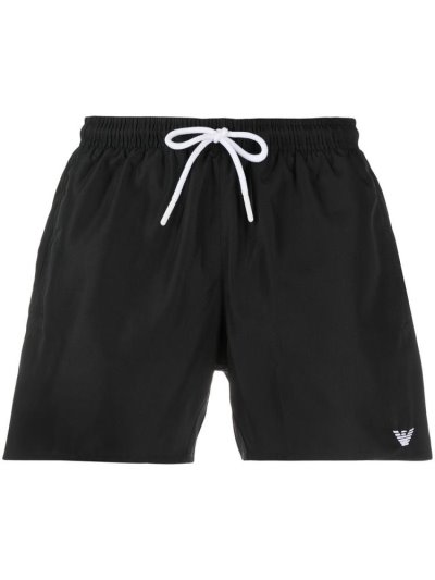 Swim Shorts Armani Emporio Logo ανδρικα μαυρα | GR56857