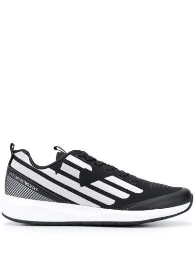 Αθλητικά Παπούτσια Ea7 Emporio Armani Logo Print Low Top γυναικεια μαυρα | GR10260