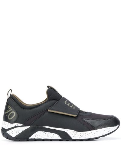 Αθλητικά Παπούτσια Ea7 Emporio Armani Slip On Logo ανδρικα μαυρα | GR25441