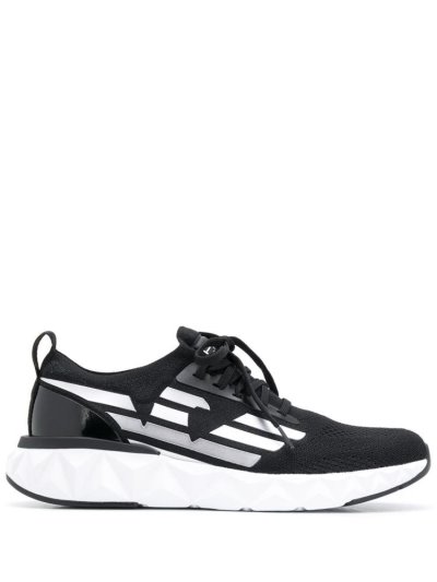 Αθλητικά Παπούτσια Ea7 Emporio Armani Low Top Eagle Logo Print ανδρικα μαυρα | GR26890