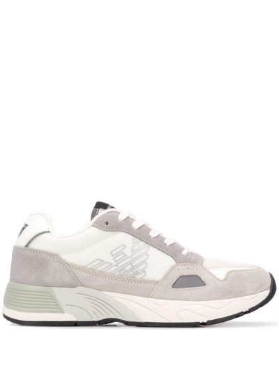 Αθλητικά Παπούτσια Armani Emporio Panelled Low Top ανδρικα Μπεζ | GR15943