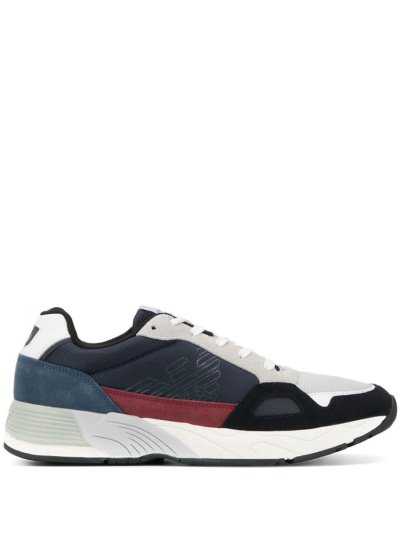 Αθλητικά Παπούτσια Armani Emporio Logo Printed ανδρικα μπλε | GR21667