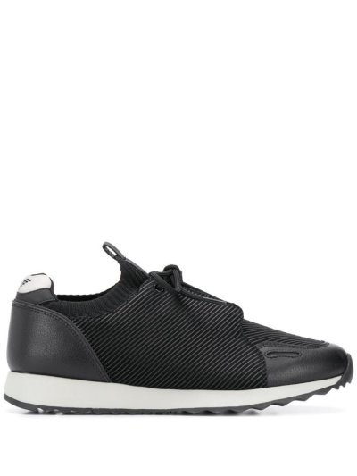 Αθλητικά Παπούτσια Armani Emporio Ribbed Panel ανδρικα μαυρα | GR50657