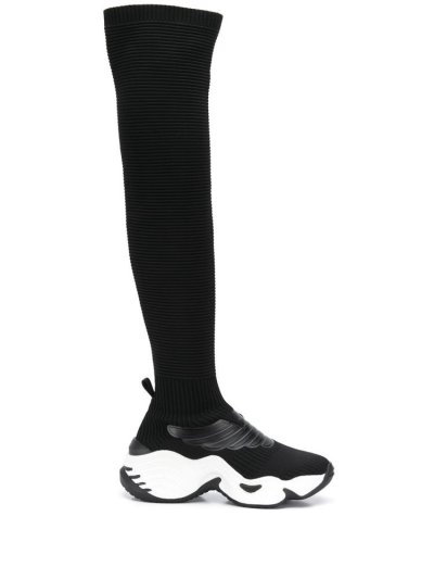 Αθλητικά Παπούτσια Armani Emporio Sock στυλ High γυναικεια μαυρα | GR54980