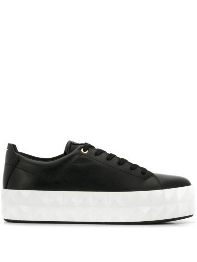 Αθλητικά Παπούτσια Armani Emporio flatforms γυναικεια μαυρα | GR77904