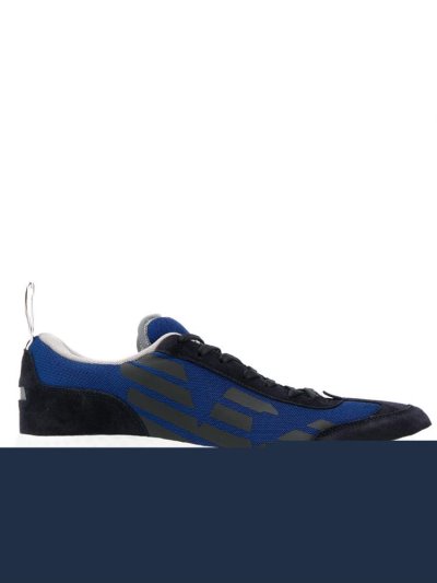 Αθλητικά Παπούτσια Armani Emporio Logo ανδρικα μαυρα μπλε | GR78150