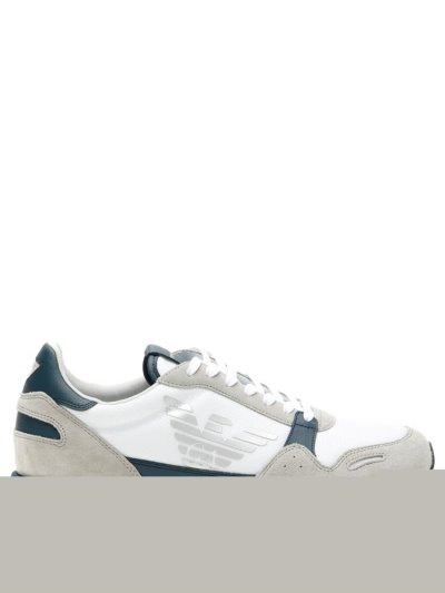 Αθλητικά Παπούτσια Armani Emporio Side Logo ανδρικα γκρι μπλε | GR86857