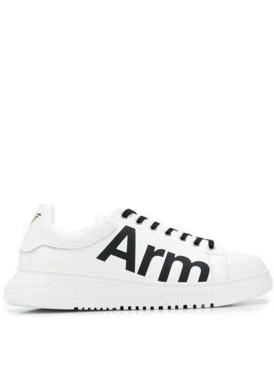 Αθλητικά Παπούτσια Armani Emporio Arm Slogan ανδρικα ασπρα | GR94839