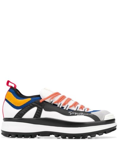 Αθλητικά Παπούτσια Giorgio Armani Colou Block Low Top ανδρικα ασπρα | GR93096
