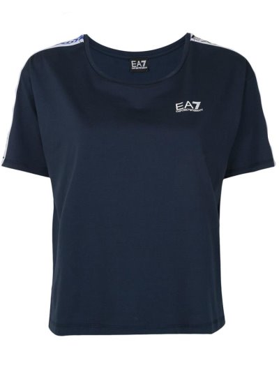 Αριστος Ea7 Emporio Armani Logo κοντο Sleeve γυναικεια μπλε | GR51197