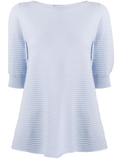Αριστος Armani Emporio Striped Knit γυναικεια μπλε | GR09036