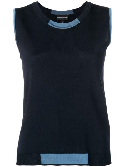 Αριστος Armani Emporio αμανικα Knitted γυναικεια μπλε | GR23343