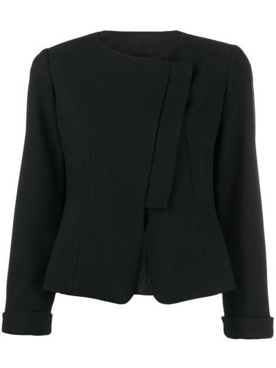 Μπλέιζερ Armani Emporio Asymmetric γυναικεια μαυρα | GR49051