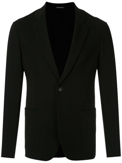 Μπλέιζερ Armani Emporio Fitted Single Breasted ανδρικα μαυρα | GR20359
