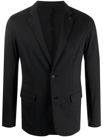 Μπλέιζερ Armani Emporio Lapel Pin ανδρικα μαυρα | GR23614