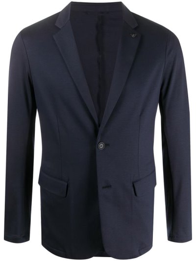 Μπλέιζερ Armani Emporio Lapel Pin ανδρικα μπλε | GR58769