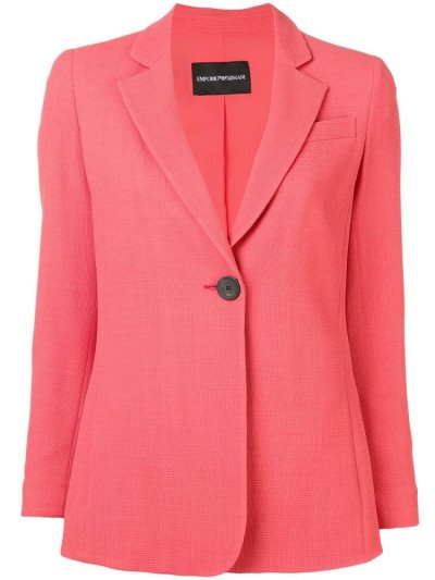 Μπλέιζερ Armani Emporio Single Button γυναικεια ροζ | GR35728