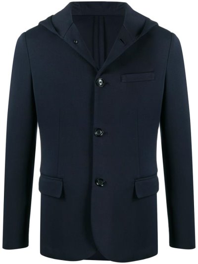 Μπλέιζερ Armani Emporio Κουκουλοφόρος ανδρικα μπλε | GR70479
