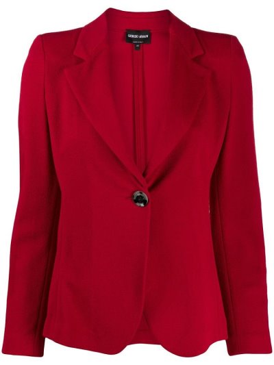 Μπλέιζερ Giorgio Armani One Button Fitted γυναικεια κοκκινα | GR36798