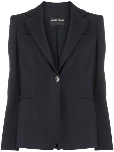Μπλέιζερ Giorgio Armani Single Breasted Boyfriend γυναικεια μπλε | GR67873