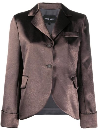 Μπλέιζερ Giorgio Armani Tailored Single Breasted γυναικεια καφε | GR02474