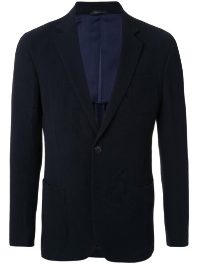 Μπλέιζερ Giorgio Armani ελαφρια Buttoned ανδρικα μπλε | GR37717