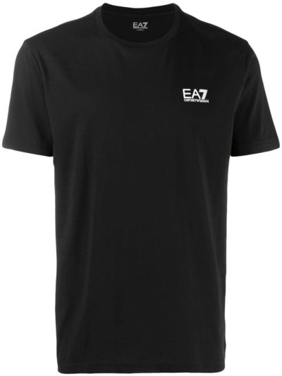 Μπουφάν Bomber Ea7 Emporio Armani Logo ανδρικα μαυρα | GR29724