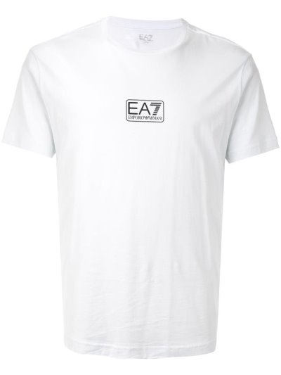 Μπουφάν Bomber Ea7 Emporio Ea7 Mini Box Logo ανδρικα ασπρα | GR31756