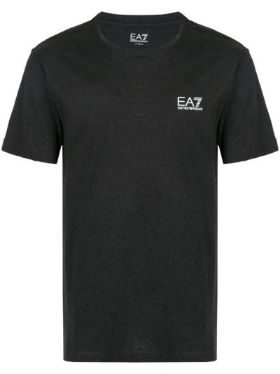 Μπουφάν Bomber Ea7 Emporio Armani Logo Printed ανδρικα γκρι ασπρα | GR38006