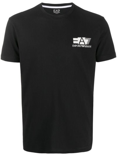 Μπουφάν Bomber Ea7 Emporio Armani Logo Print ανδρικα μαυρα | GR44057