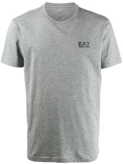 Μπουφάν Bomber Ea7 Emporio Armani Logo Embroidered ανδρικα γκρι | GR46548