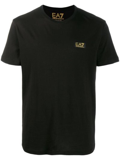 Μπουφάν Bomber Ea7 Emporio Armani Logo Printed ανδρικα μαυρα | GR65589
