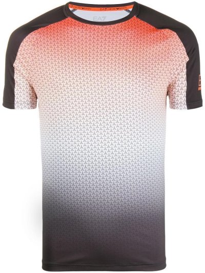 Μπουφάν Bomber Ea7 Emporio Armani Faded Effect Patterned ανδρικα μαυρα | GR69755