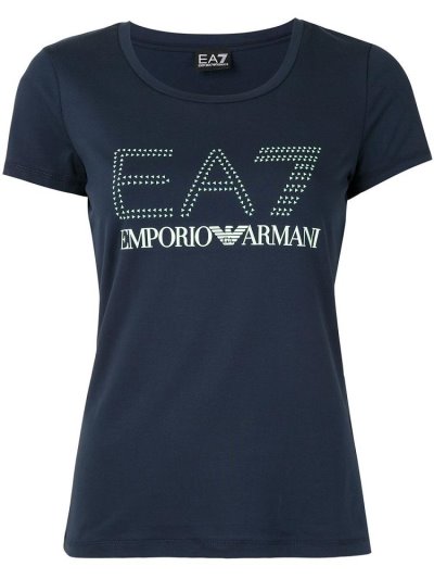 Μπουφάν Bomber Ea7 Emporio Armani Logo Print γυναικεια μπλε | GR72316