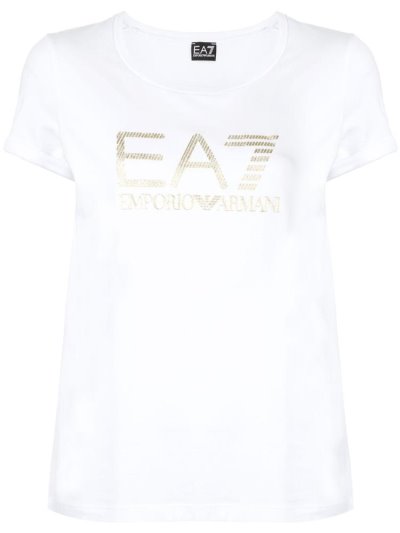 Μπουφάν Bomber Ea7 Emporio Armani Logo γυναικεια ασπρα | GR75603