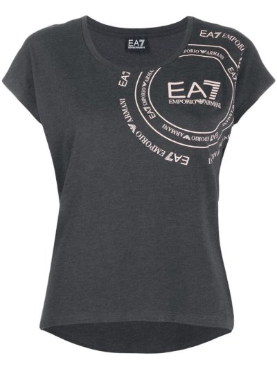 Μπουφάν Bomber Ea7 Emporio Armani Logo Print γυναικεια γκρι | GR88459
